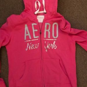 aeropostale pink hoodie